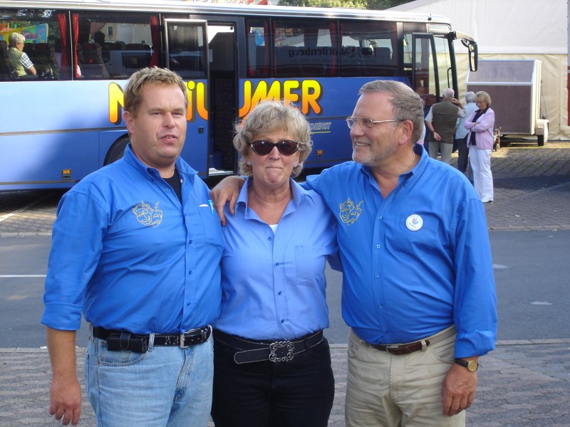 "unsere ""Chefs"" Hartmut Böhne, Gisela Noll und Manfred Liehe (Fahrt nach Hann. Mnden am 11.8.2007)"
